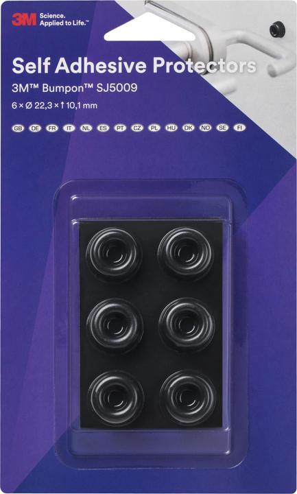 3M Gerätefuss selbstklebend (Filzgleiter, 6 Stück)