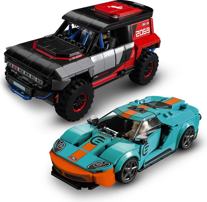 Produktbild LEGO Ford GT Heritage Edition und Bronco R (76905, LEGO Speed Champions)
