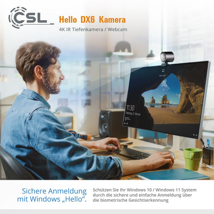 Image du produit CSL Hello DX6 WebCam (8.30 Mpx)