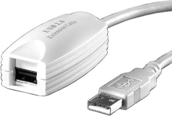Immagine prodotto Value Estensione USB 2.0 bianca 5m (5 m, USB 2.0)