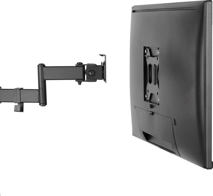 Produktbild Maclean MC-984 LED LCD Monitor Arm Bracket for Pole Mounting 8kg 28-60mm Extendable Folding 17-32" (Tisch, 32")