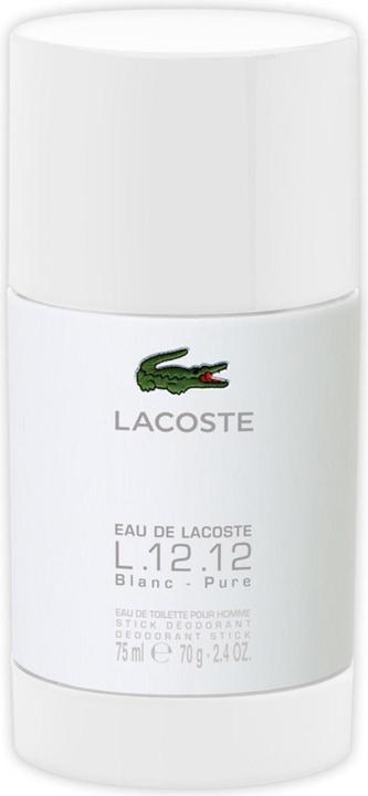Actual product image Lacoste L.12.12 Blanc Deodorant (Stick, 75 ml)