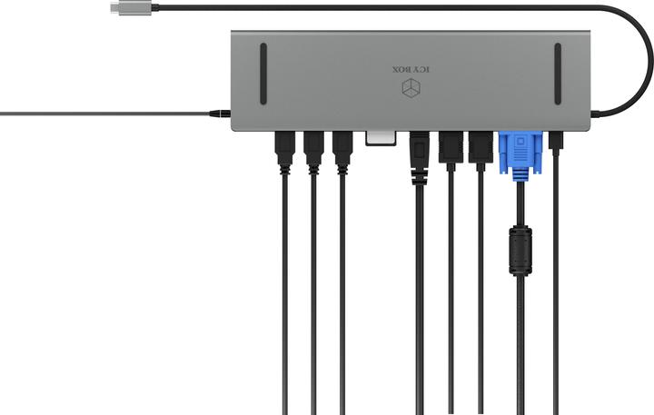 Produktbild Icy Box IB-DK2106-C (USB-C, 1 Ports)
