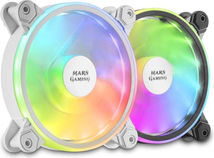 Produktbild Mars Gaming MFXW ARGB 12cm Computer Cooler (120 mm, 1 x)