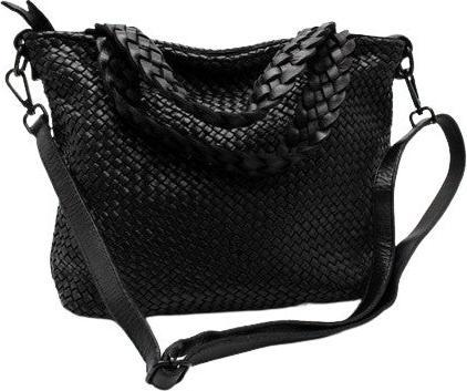 Produktbild Only-Bags.Store Tasche aus gewebtem Leder, Umhängetasche aus weichem Leder, Handtasche aus Leder, Tasche aus