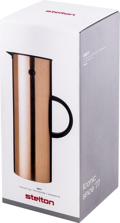 Image du produit Stelton EM 77 Verseuse isolante 1l brushed brass (900-8) (1 l)