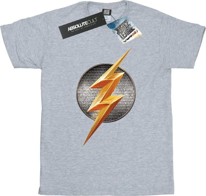 Actual product image Flash Womens/Ladies Logo Cotton Boyfriend T-Shirt (S)