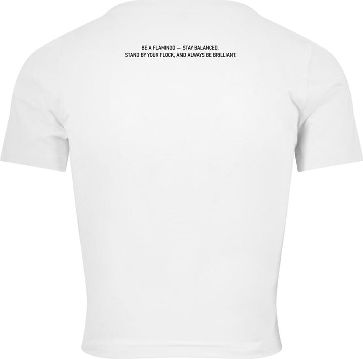 Image du produit Merchcode Tee-shirt femme Flamingo Cropped - 118455 (L)