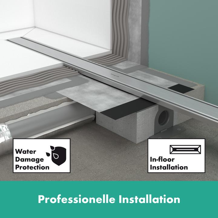 Produktbild hansgrohe HG Duschrinne RainDrain Original Fertigset 600mm (600 mm)