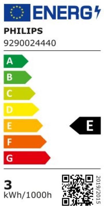 Energie-Label Philips LED Stablampe (S14d, 2.20 W, 250 lm, 1 x, E)