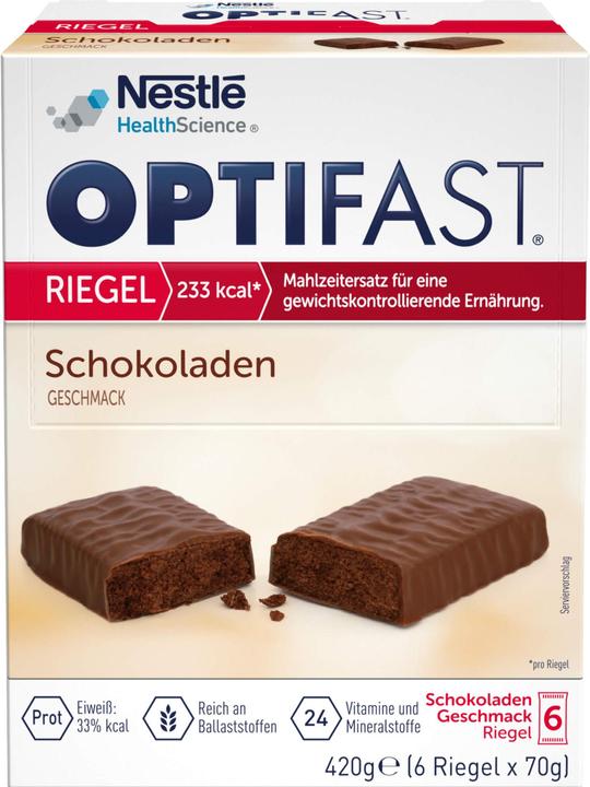 Optifast Riegel (Schokolade, 6 Stk., 420 g)