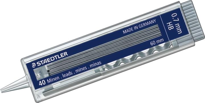 Immagine prodotto Staedtler Mina Mars micro carbon 255 per matita meccanica, prodotto singolo, 0,7 mm, HB (Gelina, Nero, 0.70 mm)
