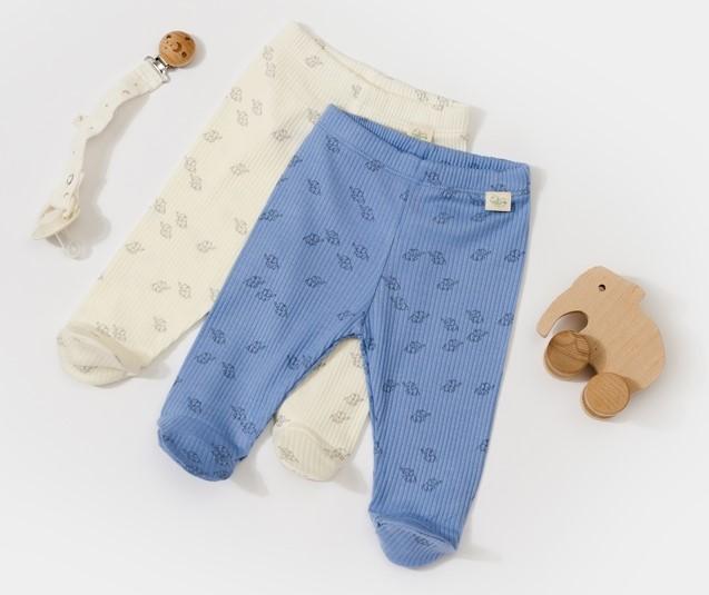 BabyCosy Strickhose mit Fuss, 2 Pack (62)