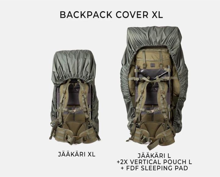 Actual product image Savotta Backpack rain cover