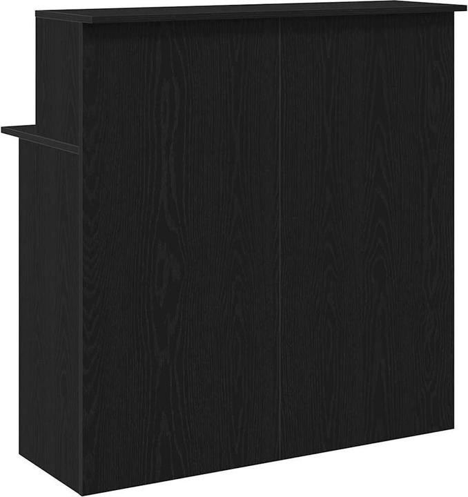 Image du produit VidaXL Comptoir d'accueil Noir 100x50x103,5 cm Bois composite Comptoir d'accueil