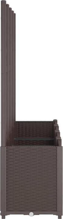 Actual product image VidaXL Planter with trellis PP