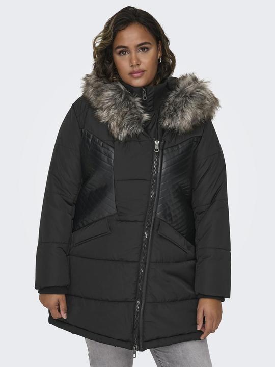 Image du produit Only Manteau à capuche en fourrure Curvy (S)