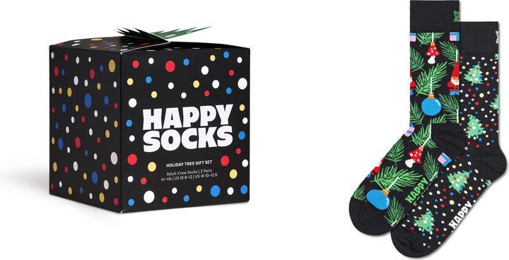 Happy Socks Holiday Tree Socks Gift Set (2er Pack, 36 - 40)