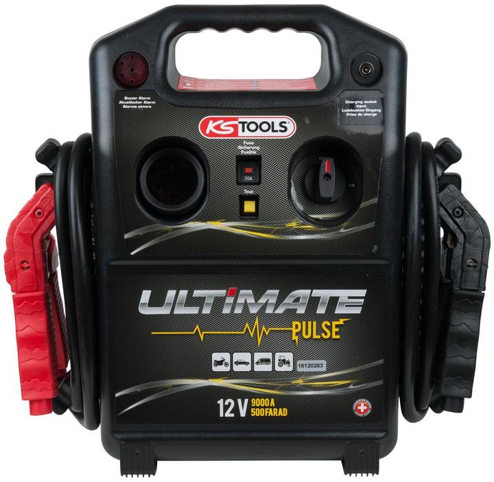 Produktbild KS Tools Starthilfegerät mobil 1800A Kondensator Booster 12 Volt (9000 A)