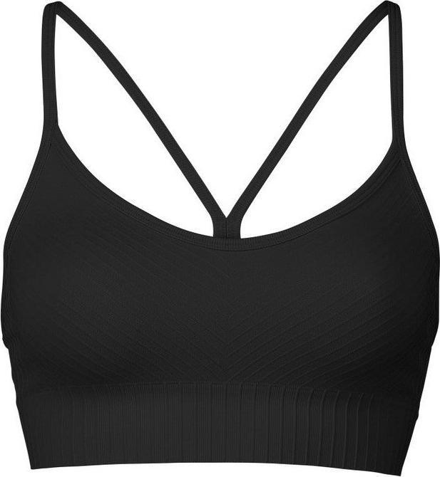 CASALL Nahtloses, geripptes Sporttop mit Grafik (S)