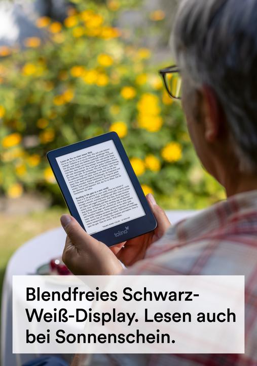 Produktbild tolino Shine (6", 16 GB, Schwarz)