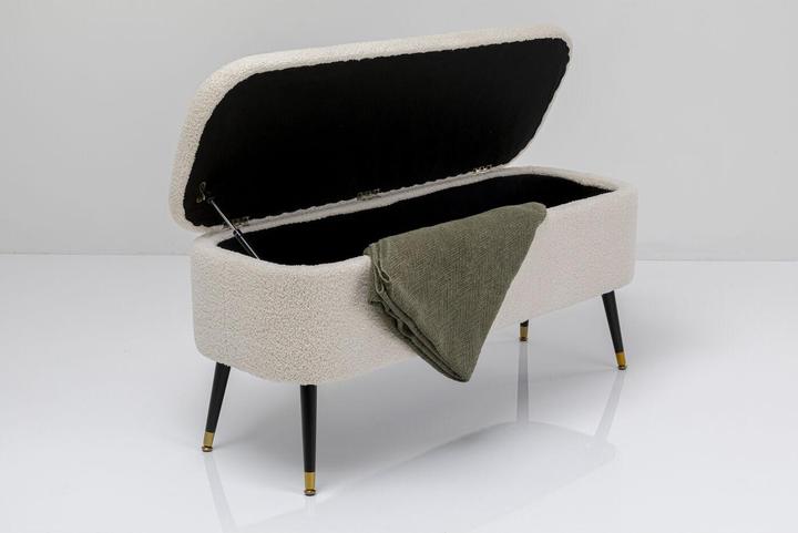 Produktbild Kare Design Truhenbank Rico Weiss (109 cm)