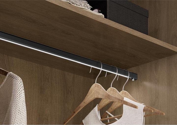 Immagine prodotto Halemeier Stendibiancheria LED LitePipe Slim 12 V (Bianco neutro, 119.20 cm, Interno)