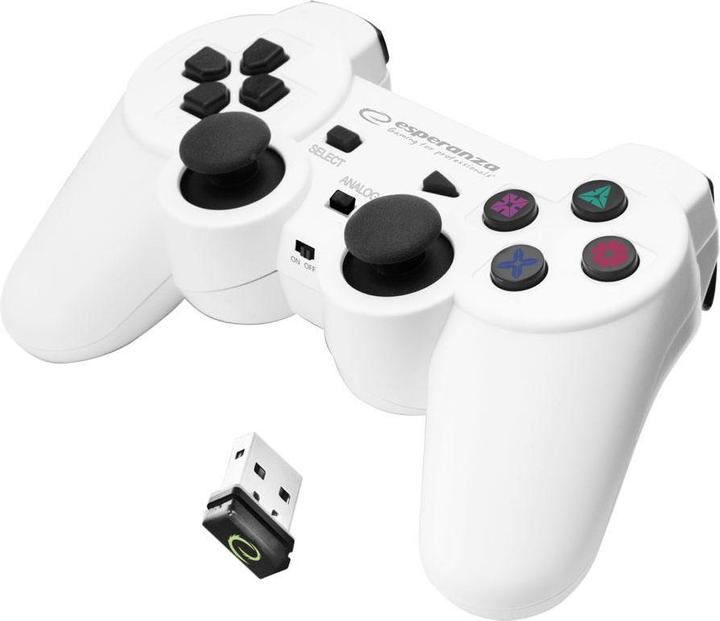 Actual product image Esperanza EGG108W Gaming Controller, RF Gamepad Analog / Digital PC, Playstation 3 (PC, PS3)