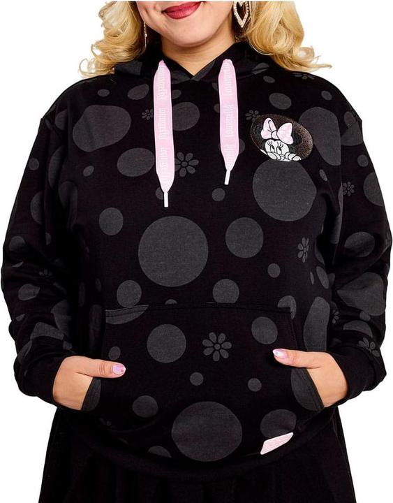 Produktbild Loungefly Disney by Kapuzenpullover Unisex Minnie Rocks the Dots Florals Grösse XL (XL)