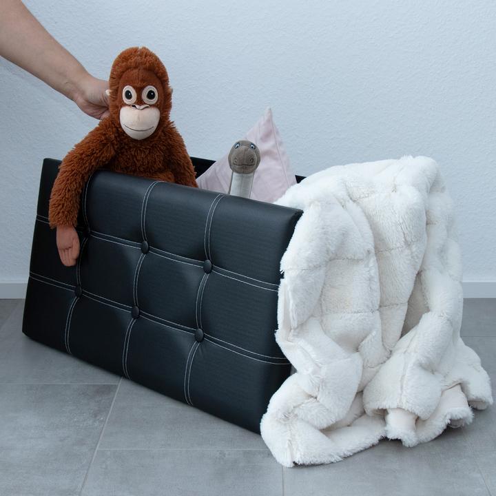 Produktbild Intirilife Sitzbank LAVA SCHWARZ (78.38 cm)