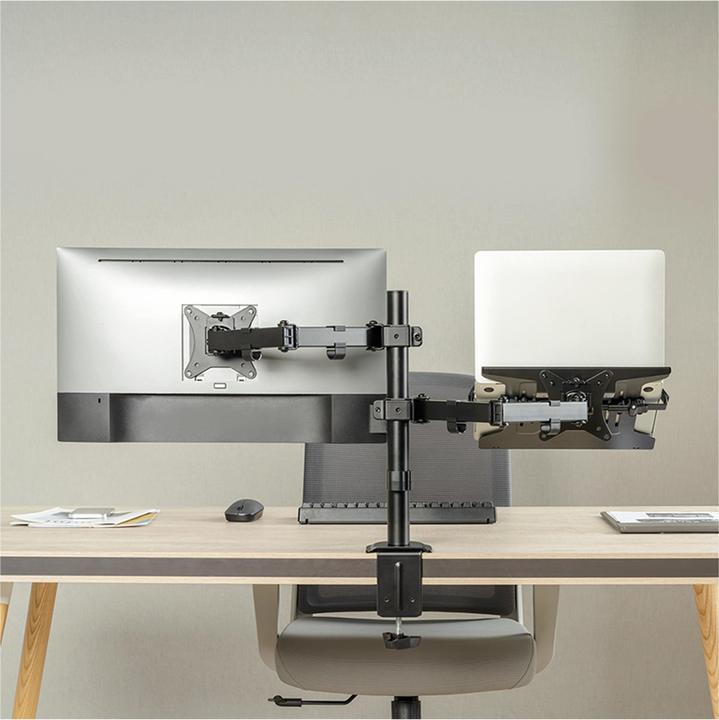 Produktbild LogiLink Monitorhalterung 2-fach, 1732"-Monitore, 1015,6" Notebooks/Tablets (Tisch, 32")