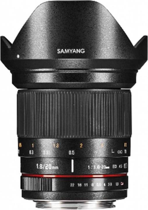 Produktbild Samyang 20mm f/1.8-22 ED AS UMC - Sony E (Sony E, Vollformat)