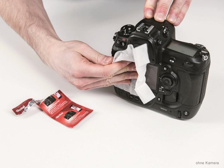 Actual product image Rollei Cleaning cloths 100 pieces