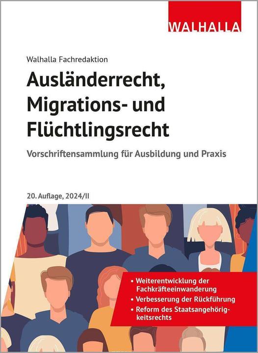 Immagine prodotto Fachredaktion:Ausländerrecht (Tedesco, Ufficio Editoriale Valhalla, 2024)
