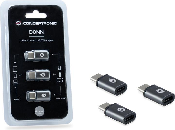 Produktbild Conceptronic USB-C zu (Micro USB, 2.40 cm)