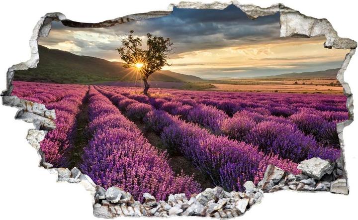 Actual product image Trenddeko 3D lavender flower in Provence (80 x 43 cm)