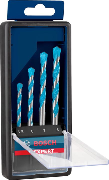 Actual product image Bosch Professional Zubehör EXPERT MultiConstruction CYL-9 drill bit set, 5.5/6/7/8 mm, 4 pcs. (6 mm, 5.5 mm, 7 mm, 8 mm)