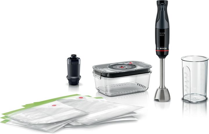 Actual product image Bosch Hausgeräte Series 4, Hand Blender, ErgoMaster, 1000 W, Black, anthracite, MSM4B6V2 (EU plug)