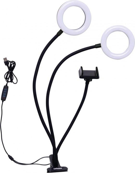 Immagine prodotto Dörr Luce video 2 anelli SLR-12 Bi-Color (Videocamera)