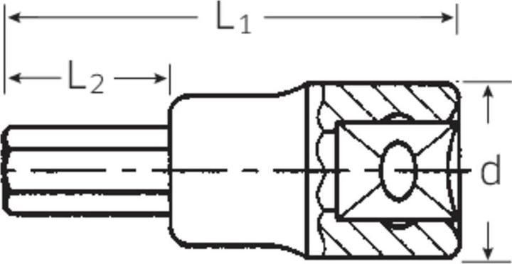 Actual product image Stahlwille Hexagon socket wrench (5 mm)