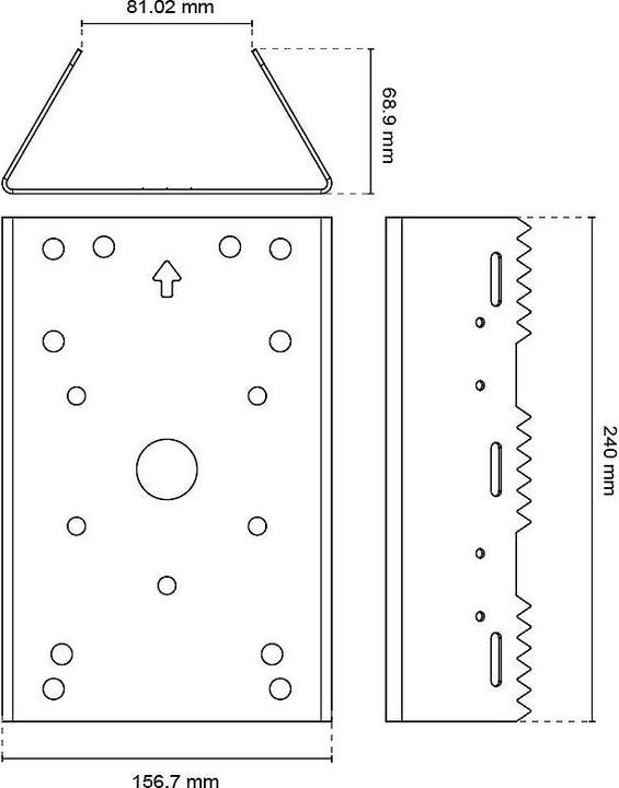 Produktbild Vivotek AM-314 Halterung für Kameramontage (Montage-Kit)