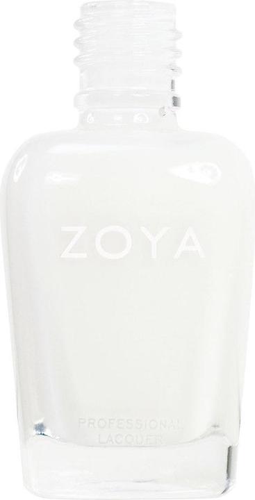 Actual product image Zoya Nail polish SNOWWHITE - Pure cream white (Cream white, Colour paint)