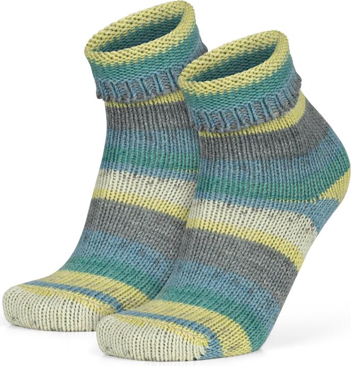 Immagine prodotto Normani 2 Paar Gestrickte Wollsocken Bunt-geringelt (Confezione da 2, 39 - 42)