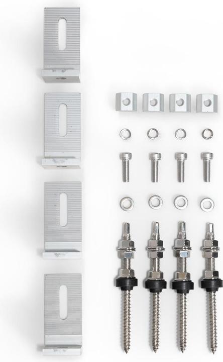 Produktbild Autosolar Befestigungsset für Welleternit / Wellblech für Solarpanels (Solaranlage Montagematerial)