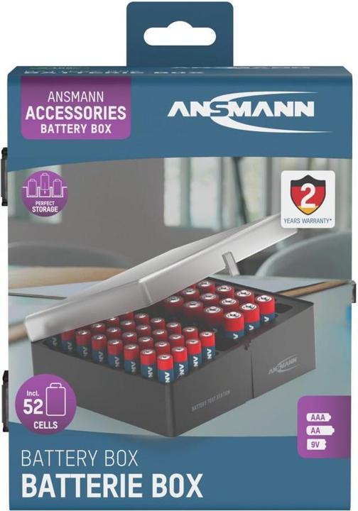 Image du produit Ansmann Piles alcalines Micro AAA / LR03 & Mignon AA / LR6 Carton de 52 pièces (52 pcs, AA, AAA)