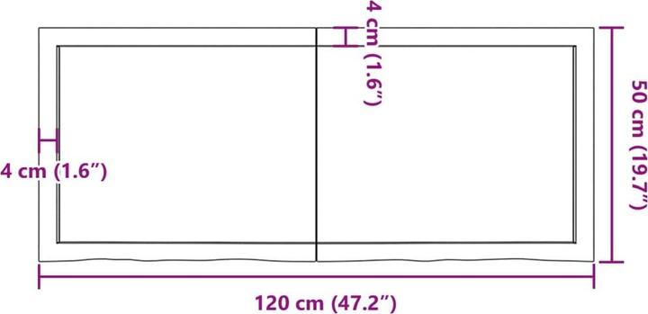 Image du produit VidaXL Emerald (120 x 50 x 4 cm)