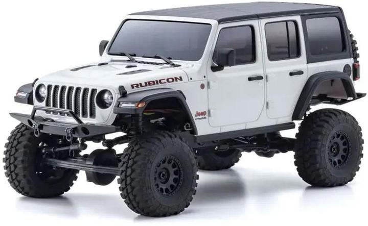 Image du produit Kyosho Scale Crawler Mini-Z Jeep Wrangler Rubicon White ARTR, 1:24 (RTR Prêt à fonctionner)