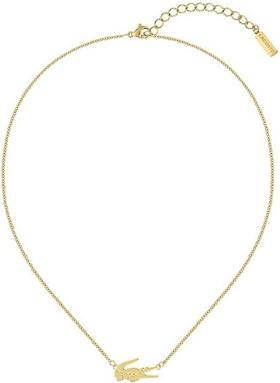 Lacoste Fashion Gold Plated Necklace For Women Crocodile 2040044