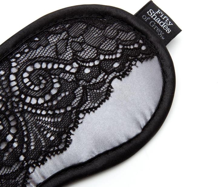 Produktbild Fifty Shades of Grey Play Nice Satin & Lace Blindfold - Black
