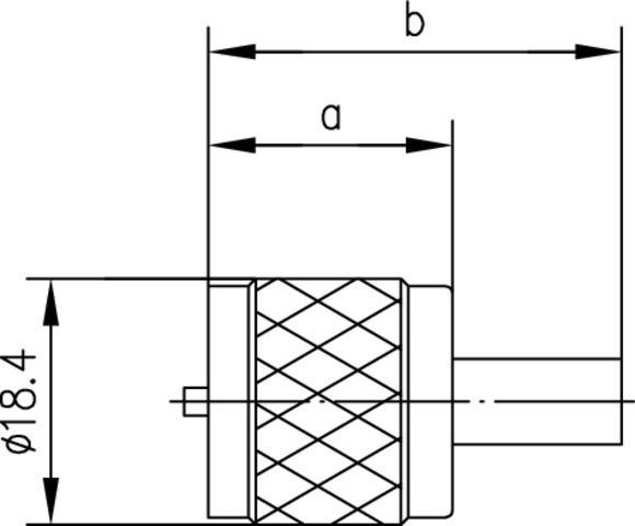 Image du produit Telegärtner Connecteur de câble UHF à sertir/sertir, B0612, RG 214/U (Câble d'antenne)